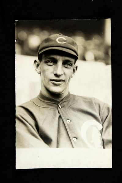 1905 Frank Schulte Chicago Cubs Original 4" x 6.5" Photo (Charles Conlon Stamp)