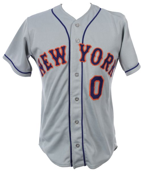1996 Rey Ordonez New York Mets Game Worn Rookie Year Road Jersey (MEARS LOA)