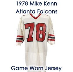 1978 Mike Kenn Atlanta Falcons Rookie Year Game Worn Road Jersey (MEARS LOA)