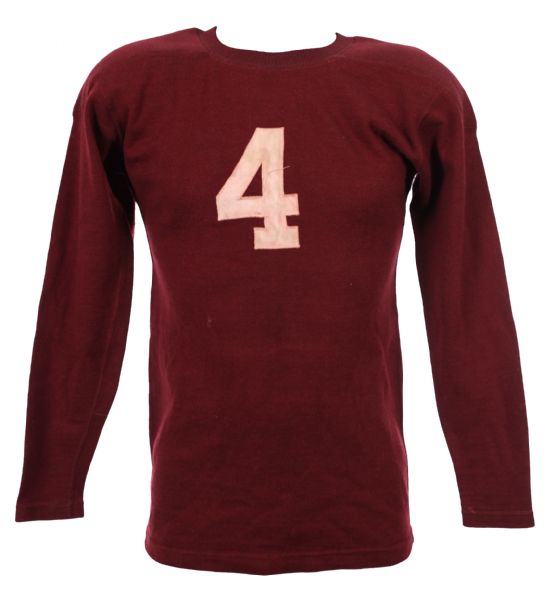 1930s-40s #4 Mitchell & Ness Game Worn Football Jersey (MEARS LOA)