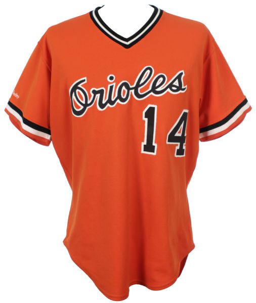 1988 Mike Morgan Baltimore Orioles Game Worn Alternate Jersey (MEARS LOA)
