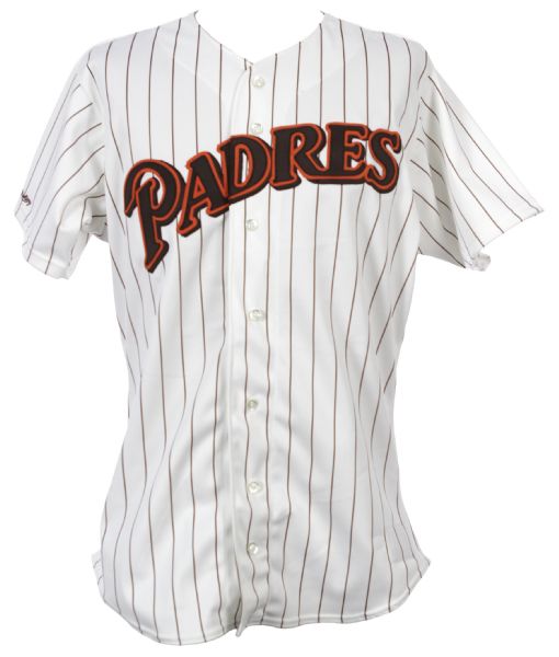 1990 Mark Davis San Diego Padres Team Issued Home Jersey (MEARS LOA) "Possibly issued for NLCS"