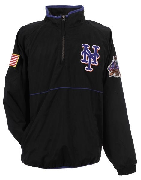 2002 New York Mets Game Worn Warm Up Jacket (MEARS LOA)
