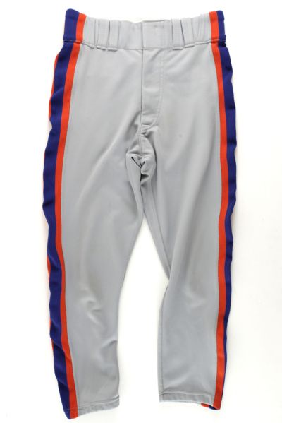 1986 New York Mets Game Worn Pants Collection - Lot of 3 w/ Wally Backman Postseason & Kevin Mitchell Signed (MEARS LOA)