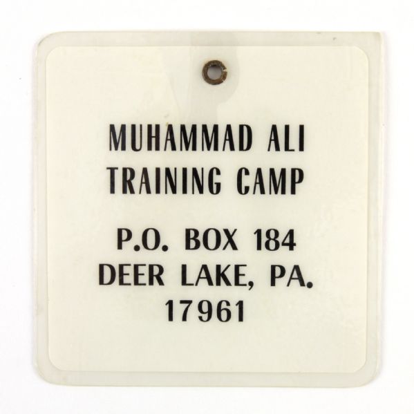 1970s Muhammad Ali Deer Lake Training Camp Credential (Wali Muhammad Collection)