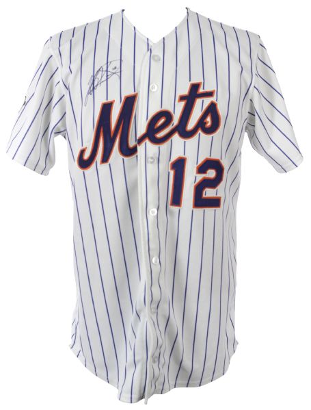 1996 Jeff Kent New York Mets Signed Game Worn Home Uniform (MEARS LOA/JSA)