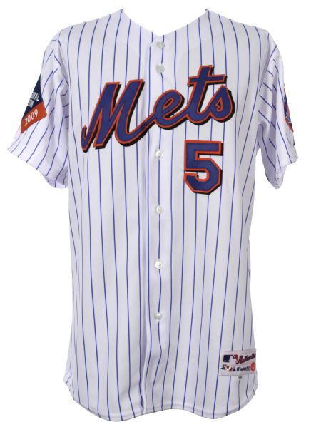 2009 David Wright New York Mets Signed Jersey (MLB Hologram)