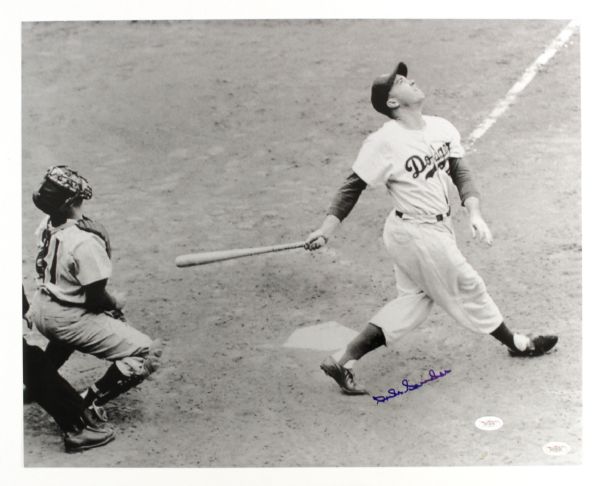 1950s Duke Snider Brooklyn Dodgers Signed 16" x 20" Photo (JSA)