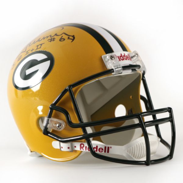 2000s Jerry Kramer Green Bay Packers Signed Helmet (JSA)
