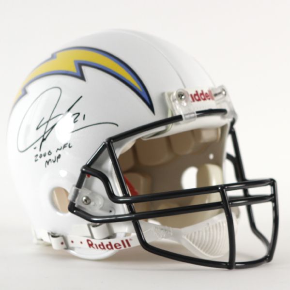 2006-09 LaDainian Tomlinson San Diego Chargers Signed Helmet (Mounted Memories COA)