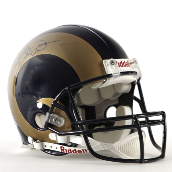 2000 Kurt Warner St. Louis Rams Signed Helmet (TriStar COA)
