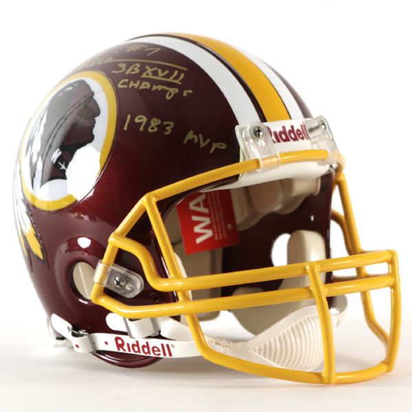 2008 Joe Theismann Washington Redskins Signed Helmet (Creative Sports COA) 