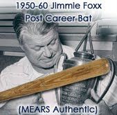 1950-60 Jimmie Foxx (Post Career) H&B Louisville Slugger Professional Model Game Used Bat (MEARS Authentic)