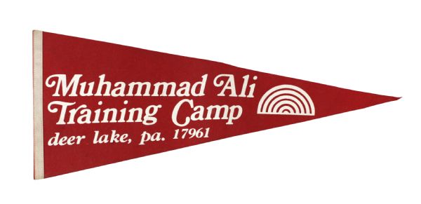 1970s Muhammad Ali Deer Lake Training Camp 29" Pennant
