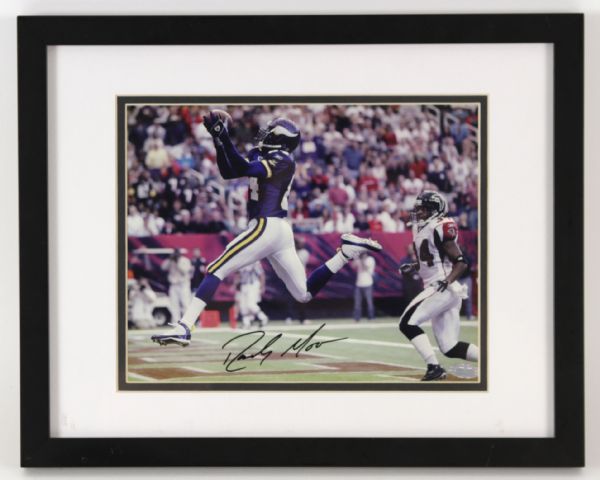 1998-2004 Randy Moss Minnesota Vikings Signed 12" x 15" Photo Display (Steiner COA)