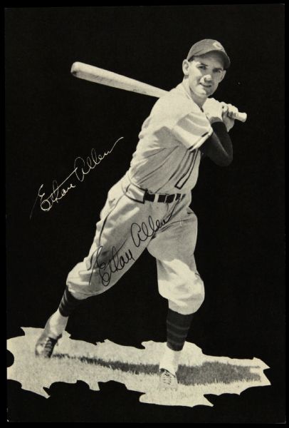 1936 Ethan Allen Chicago Cubs Signed 6" x 9" Photo Card (JSA)