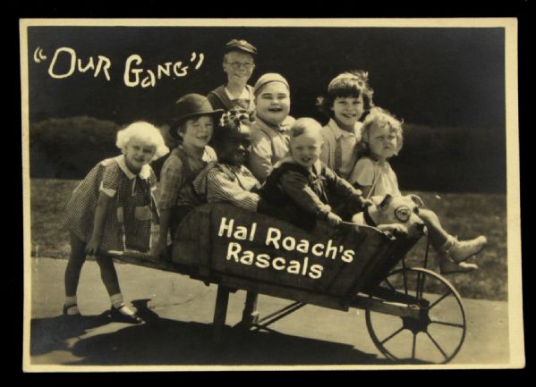 1920s Hal Roachs Rascals "Our Gang" 5" x 7" Photo Card