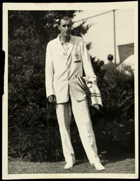 1928 Bill Tilden Early Tennis Champion Original 7" x 9" Photo 