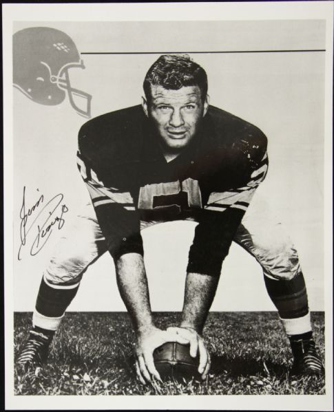 1970s Jim Ringo Green Bay Packers Signed 8" x 10" Photo (JSA)