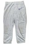 1970 Bill Hands Chicago Cubs Signed Game Worn Road Pants (MEARS LOA/JSA)