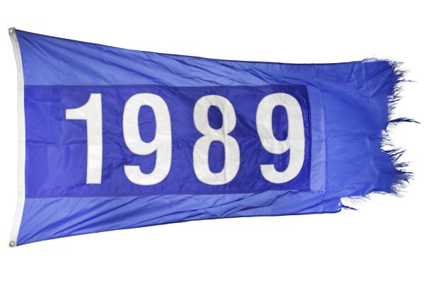 1989 Chicago Cubs Wrigley Field NL East Champions 65" x 36" Stadium Flag 