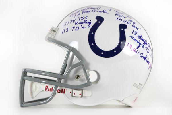 1990s Lenny Moore Baltimore Colts Signed Full Size Helmet (JSA)