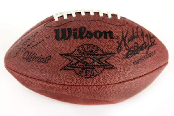1986 Walter Payton Mike Ditka Chicago Bears Signed Super Bowl XX Rozelle Football (JSA)