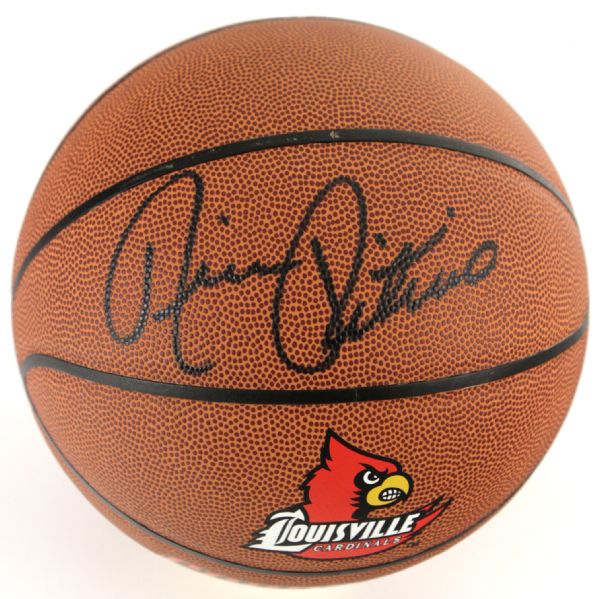 2001-12 Rick Pitino Louisville Cardinals Signed Basketball (JSA)
