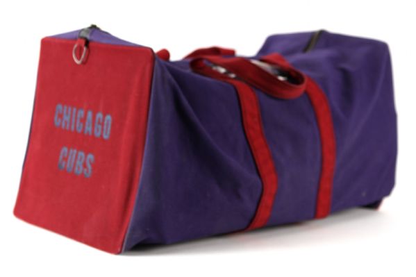 1950s Chicago Cubs Team Issued Canvas Duffel Bag (MEARS LOA)