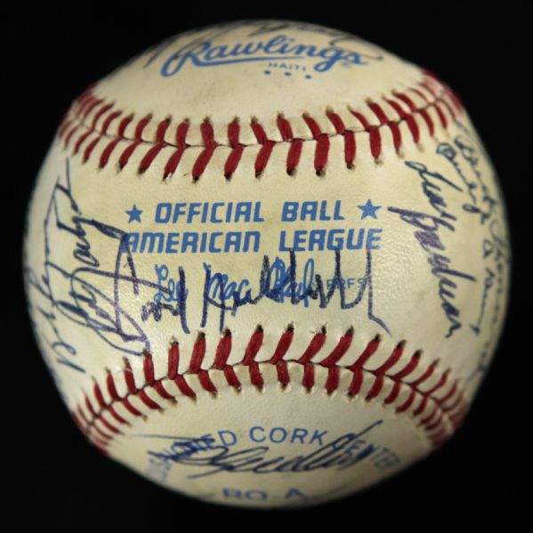 1974-83 Hall of Famer Signed OAL MacPahil Baseball w/ 24 Signatures Including Hubbell, Killebrew, Cool Papa Bell & More (JSA)