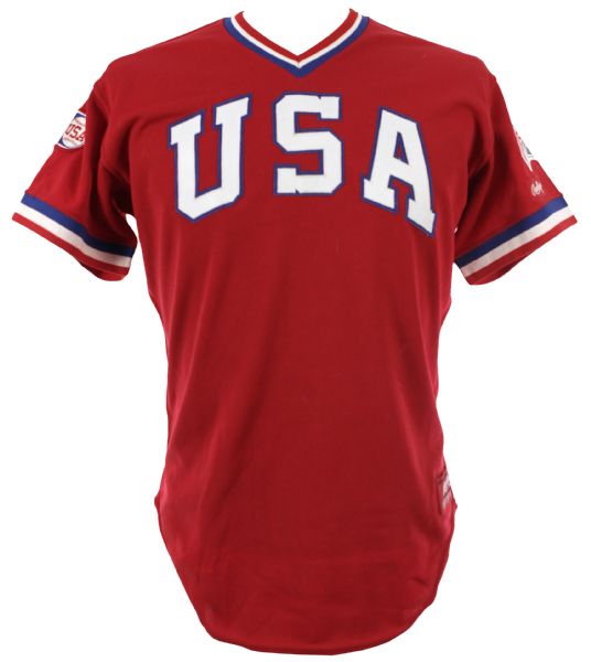 1984 Ken Caminiti USA Olympic Baseball Team Game Worn Jersey (MEARS LOA)