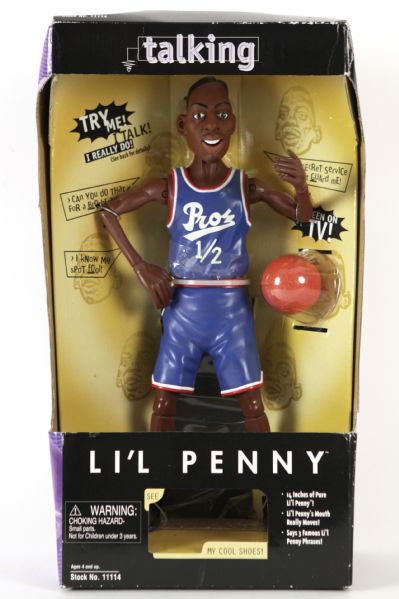 1996 Penny Hardaway Orlando Magic Lil Penny Talking Action Figure in Original Box