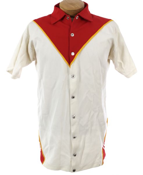 1983-85 Rickey Brown Atlanta Hawks Game Worn Shooting Shirt (MEARS LOA)