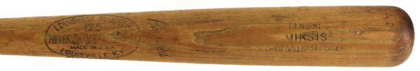 1950-58 Eddie Miksis Browns/Cubs/Cardinals/Orioles/Reds H&B Louisville Slugger Professional Model Game Used Bat (MEARS LOA)
