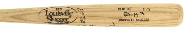 1985 Robin Yount Milwaukee Brewers Signed Louisville Slugger Professional Model Game Used Bat (MEARS LOA/JSA)