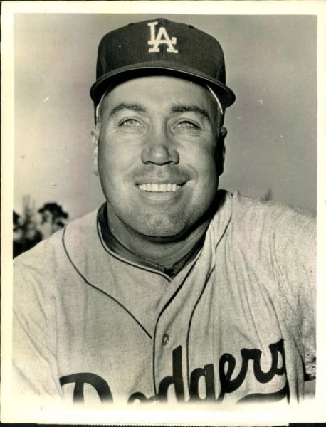 1963 Duke Snider Los Angeles Dodgers "John Rogers Collection Archives" Original 7" x 9" Photo