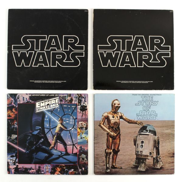 1950s-80s Star Wars Long Playing Record & Mystery in Space DC Comics Collection - Lot of 5