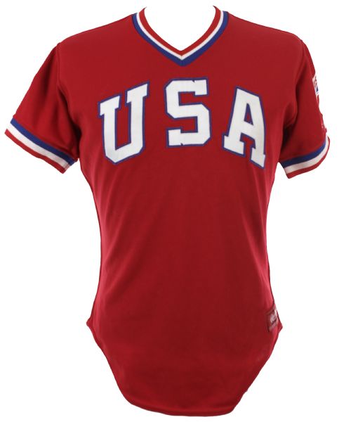 1984 Gary Green USA Olympic Baseball Team Game Worn Jersey (MEARS LOA)