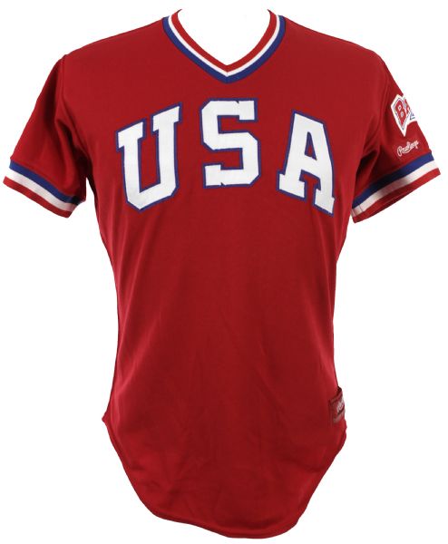 1984 Scott Bankhead USA Olympic Baseball Team Game Worn Jersey (MEARS LOA)