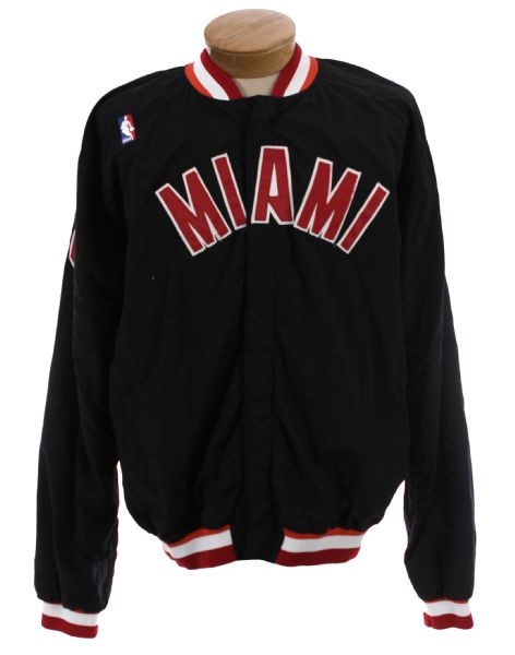 1995-96 Pete Myers Miami Heat Game Worn Warm Up Jacket (MEARS LOA)