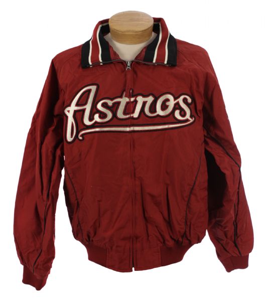 2000-07 Craig Biggio Houston Astros Game Worn Jacket (MEARS LOA)