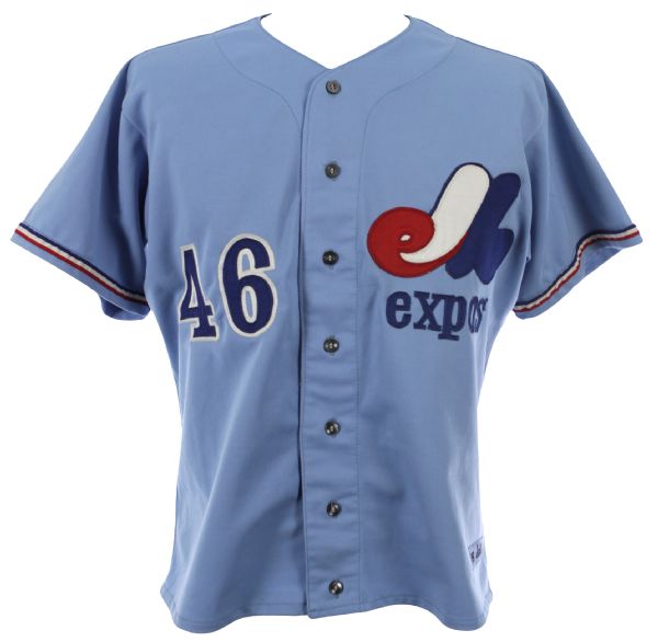 1976 Bill Adair Montreal Expos Game Worn Road Jersey (MEARS LOA)