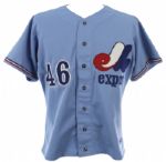 1976 Bill Adair Montreal Expos Game Worn Road Jersey (MEARS LOA)