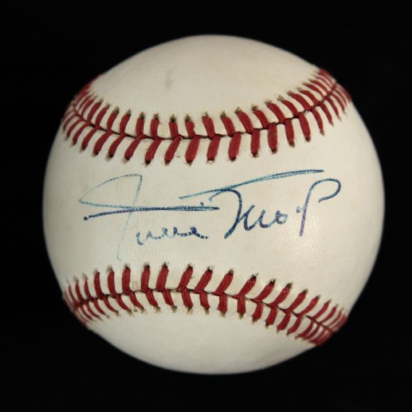 1987-89 Willie Mays NY/SF Giants Single Signed ONL Giamatti Baseball (JSA)