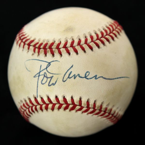 1980-90s Signed Baseball Collection - Lot of 5 w/ Carew, Feller, Pafko, Johnny Logan & More (JSA)