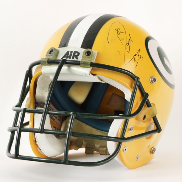1996-7 Don Beebe Signed Green Bay Packers Full Size Helmet (JSA)