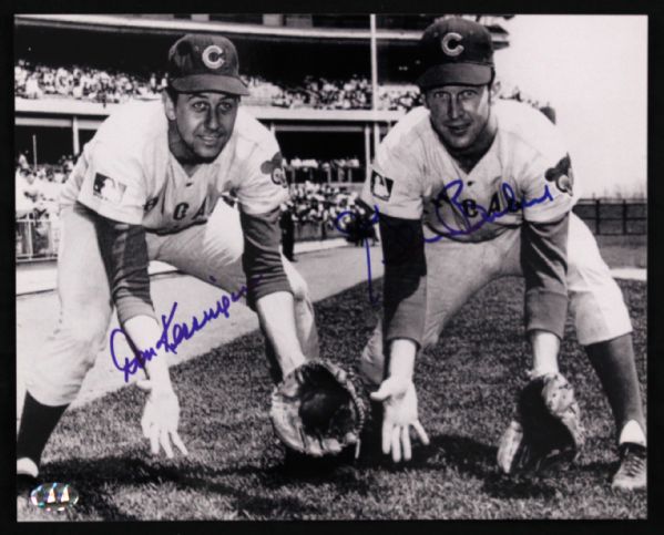 1980s Don Kessinger Glenn Beckert Chicago Cubs Signed 8" x 10" Photo (SidGraphs Hologram)