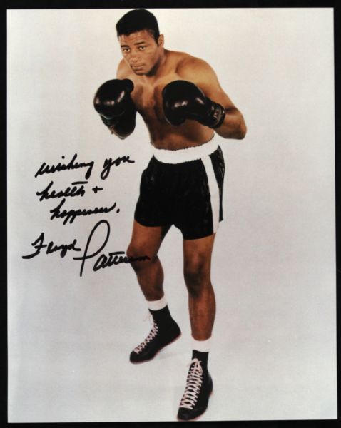1980s Floyd Patterson Heavyweight Champion Signed 8" x 10" Photo (JSA)