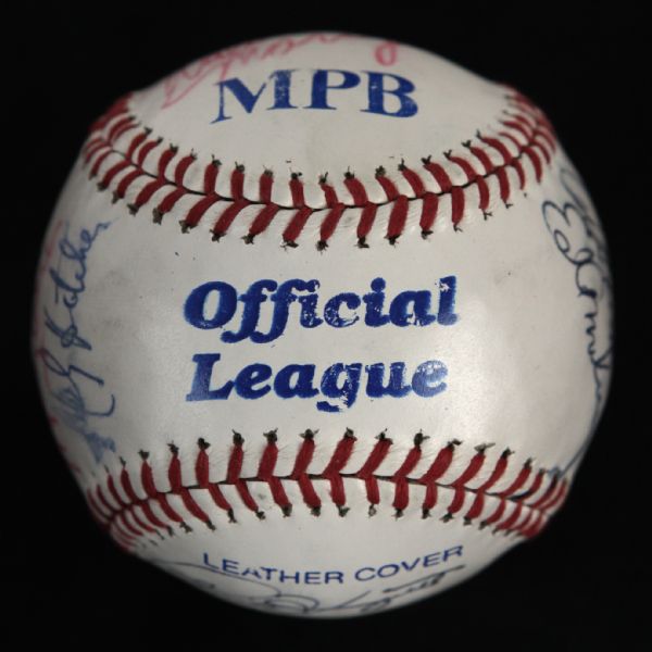 1990s Los Angeles Dodgers Signed MPB Official League Baseball w/ 14 Signatures Including Drysdale, Koufax, Wills & More (JSA)
