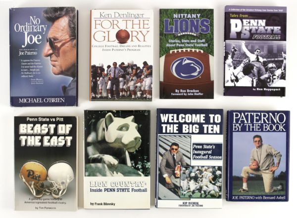 1980-90s Joe Paterno Penn State Nittany Lions Book Collection - Lot of 13